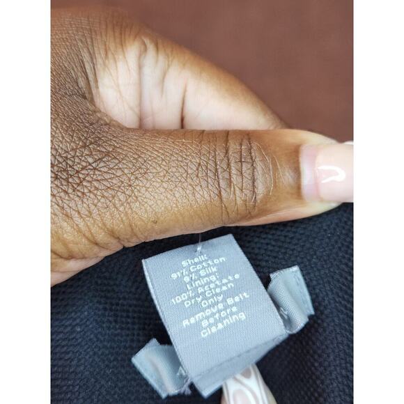 NWT Ann Taylor Black and White Belted Skirt 8 - Picture 5 of 6